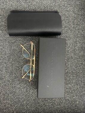 Elisa Johnson Gold Metal Optical NEW